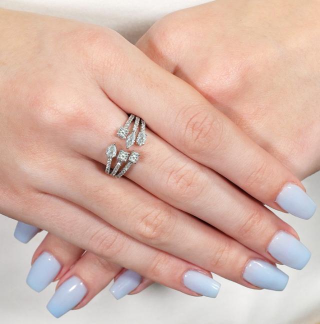 Open Embrace Diamond Ring  