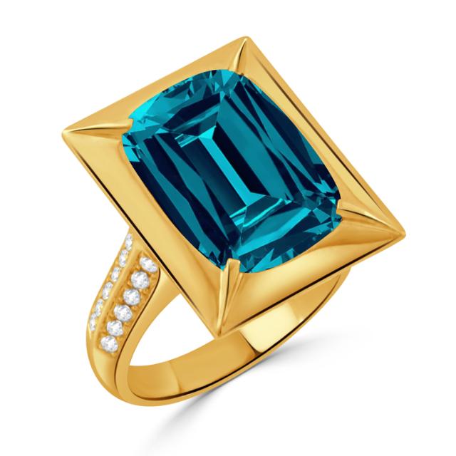 Glam Bezel Ring  