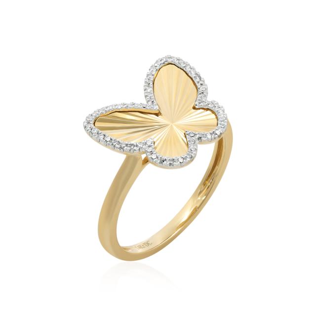 Whimsical Butterfly Fashion Ring  