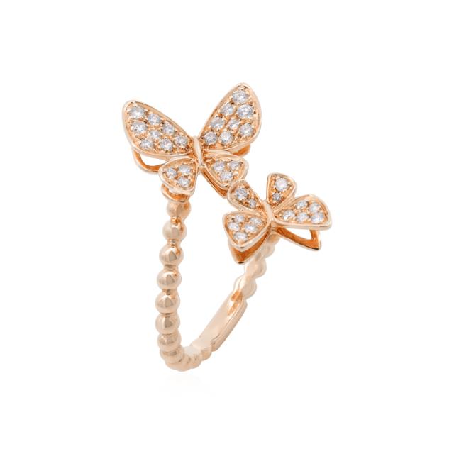 Subtle Butterfly Ring  