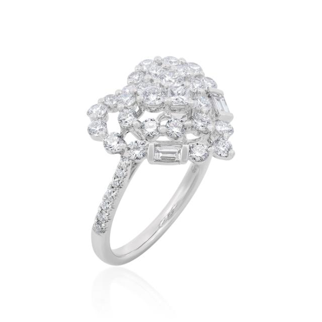 Heart Halo Ring  