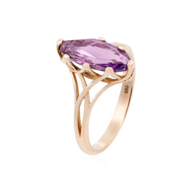Chic Amethyst Ring  