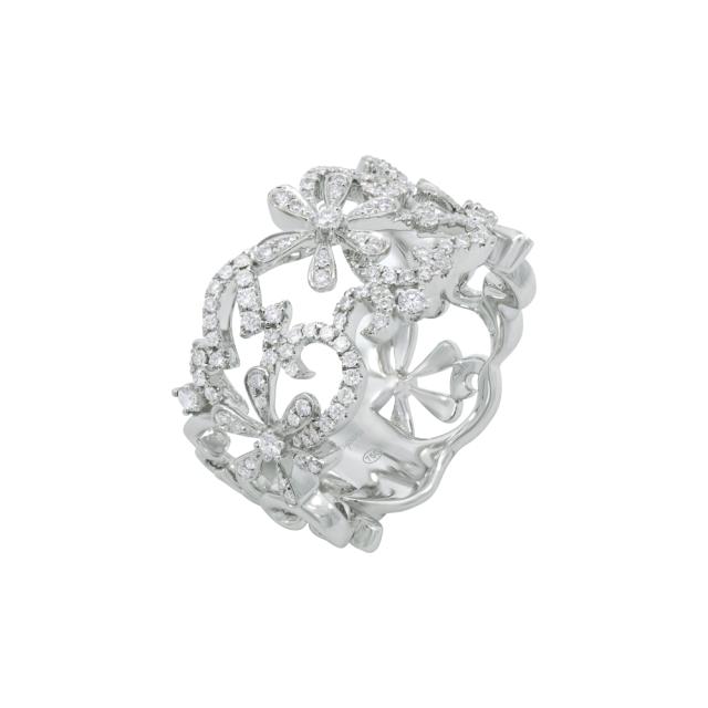 Art Deco Diamond Flower Band