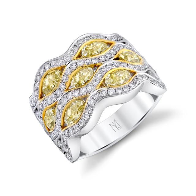 Ample Fancy Diamond Band 