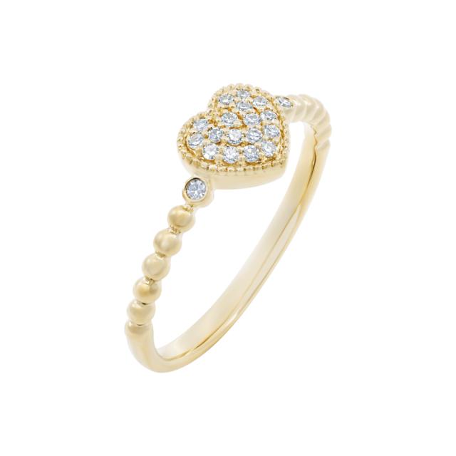 GlimmeringHeart Cluster Ring