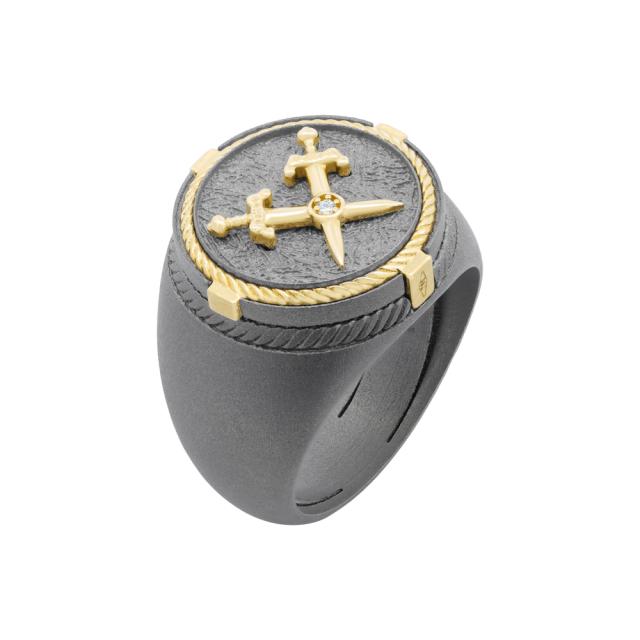 Crossed Sword Ring