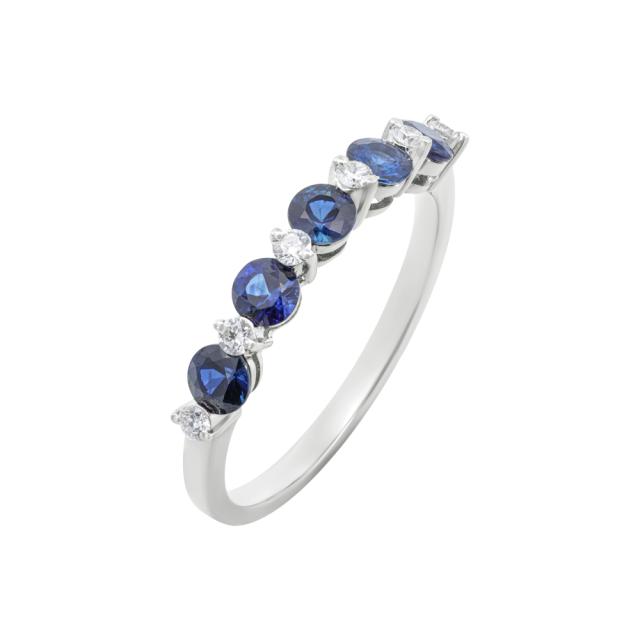 Sparkling Sapphire Band