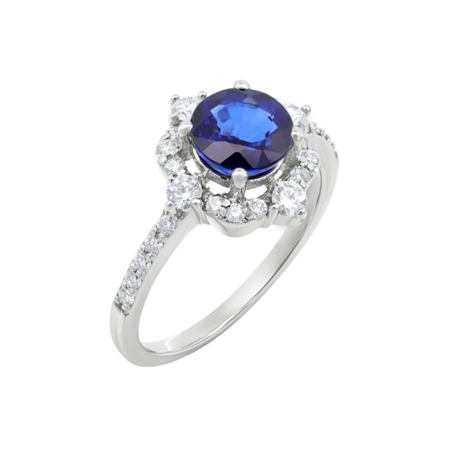 Twinkling Sapphire Cocktail Ring