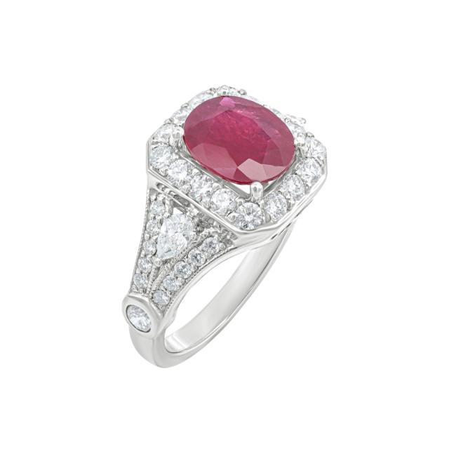Royal Lux Ruby Cocktail Ring 