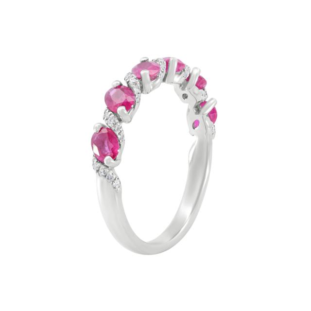 Royal Twist Ruby Band